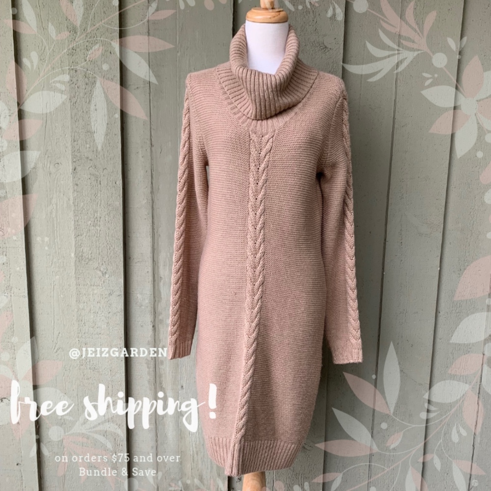 NWOT Banana Republic | Cowl Neck Sweater Dress